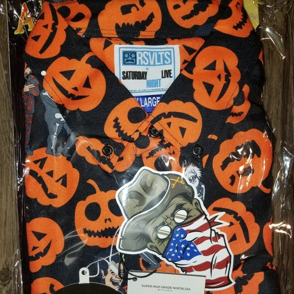 RSVLTS, Halloween, Long Sleeved, XL  Button Up Shirt - Picture 1 of 4